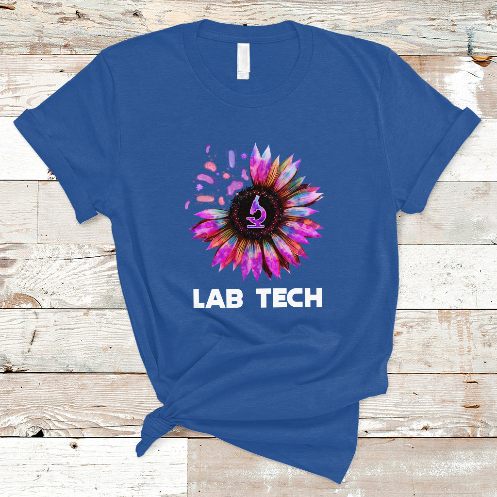 Medical Lab Tech T Shirt Lab Week Lab Tech Sunflower Med Tech Medical Lab Technician - Wonder Print Shop