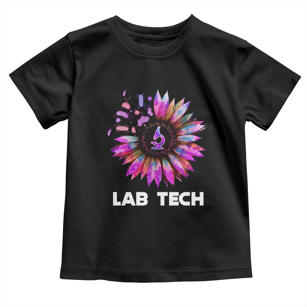 Lab Week Toddler T Shirt Lab Tech Sunflower Med Tech Medical Lab Technician
