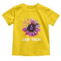Lab Week Toddler T Shirt Lab Tech Sunflower Med Tech Medical Lab Technician
