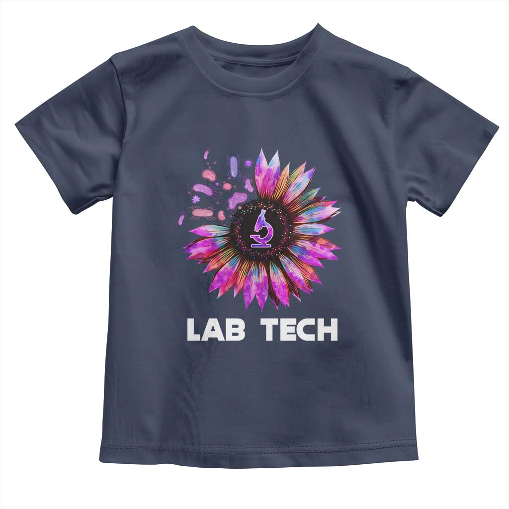 Lab Week Toddler T Shirt Lab Tech Sunflower Med Tech Medical Lab Technician