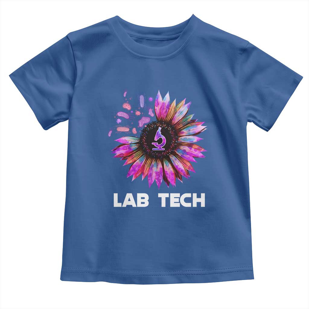 Lab Week Toddler T Shirt Lab Tech Sunflower Med Tech Medical Lab Technician