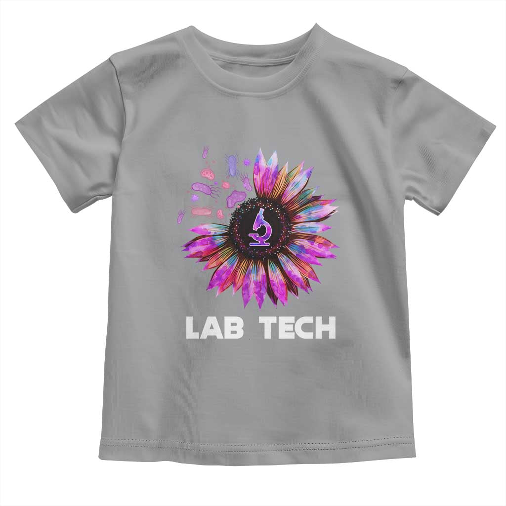 Lab Week Toddler T Shirt Lab Tech Sunflower Med Tech Medical Lab Technician