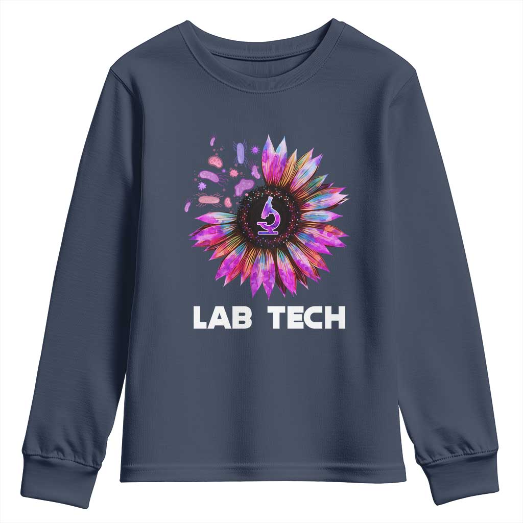 Lab Week Youth Sweatshirt Lab Tech Sunflower Med Tech Medical Lab Technician