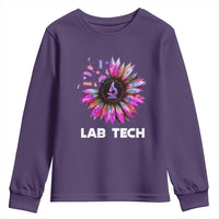 Lab Week Youth Sweatshirt Lab Tech Sunflower Med Tech Medical Lab Technician