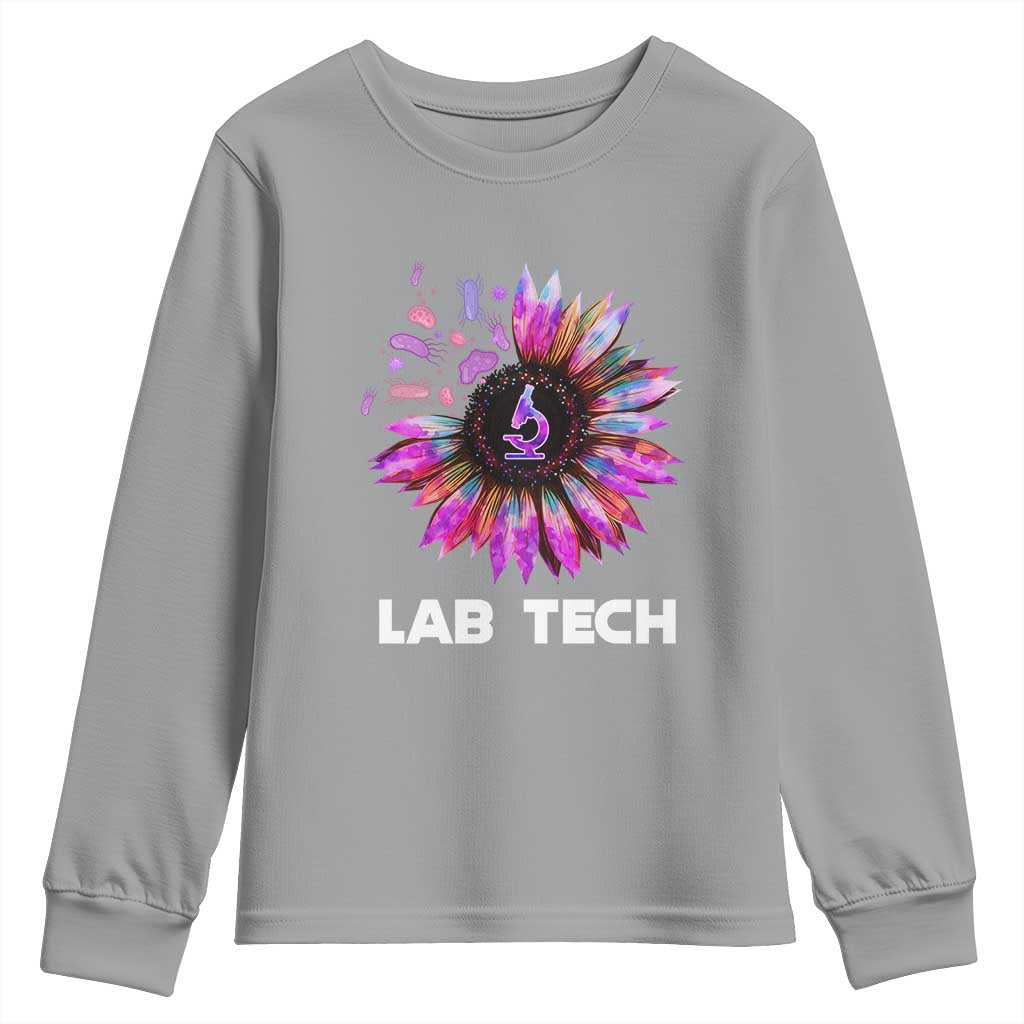 Lab Week Youth Sweatshirt Lab Tech Sunflower Med Tech Medical Lab Technician