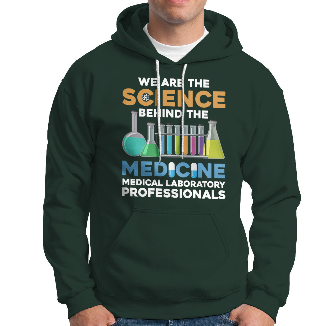 Medical Lab Tech Hoodie Funny Lab Techinician Medical Laboratory Science Lab Week - Wonder Print Shop