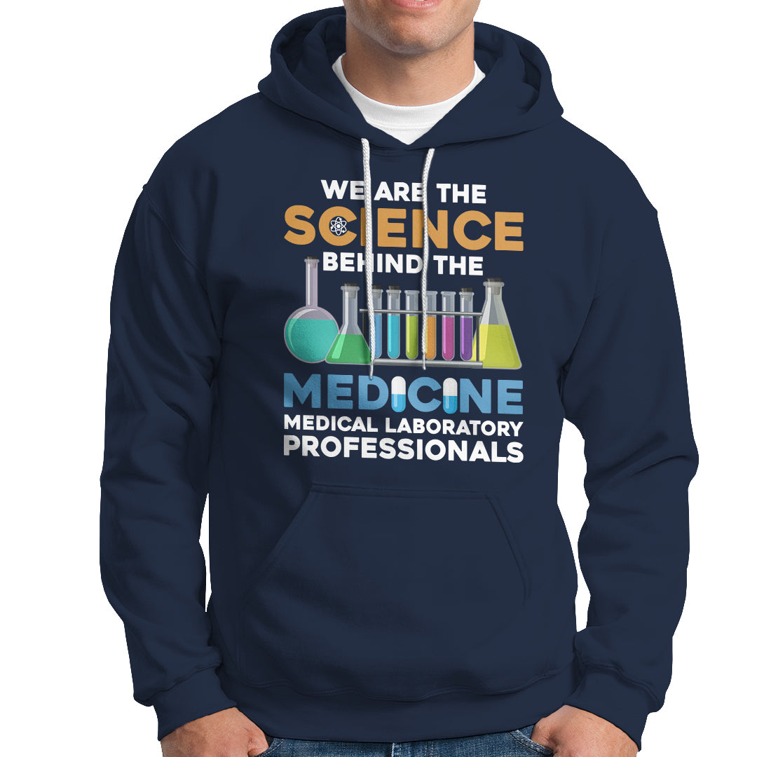 Medical Lab Tech Hoodie Funny Lab Techinician Medical Laboratory Science Lab Week - Wonder Print Shop
