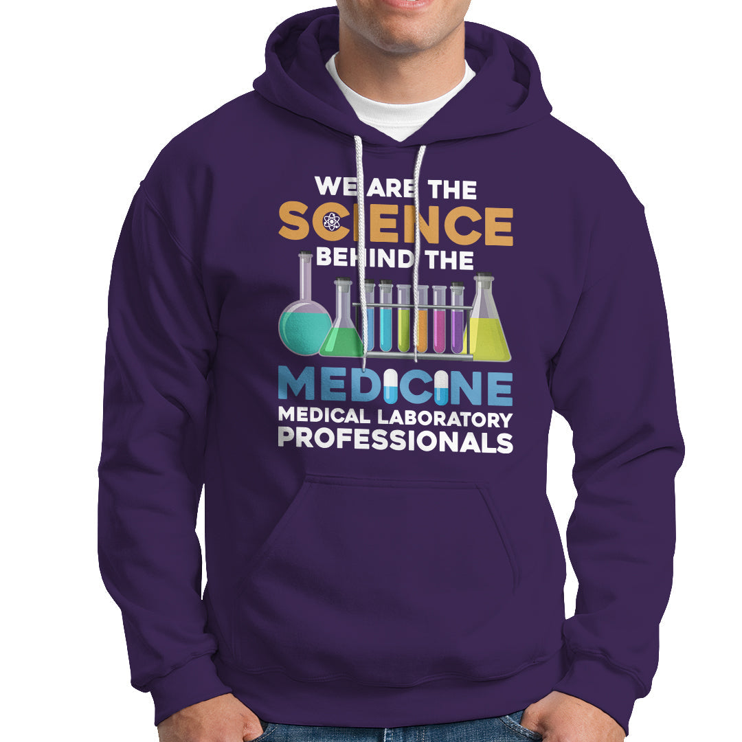 Medical Lab Tech Hoodie Funny Lab Techinician Medical Laboratory Science Lab Week - Wonder Print Shop