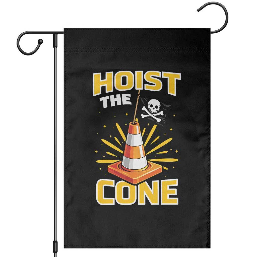 Hoist The Cone Jolly Roger Victory Garden Flag Pirate Skull Baseball Sports Fan IYKYK Meme