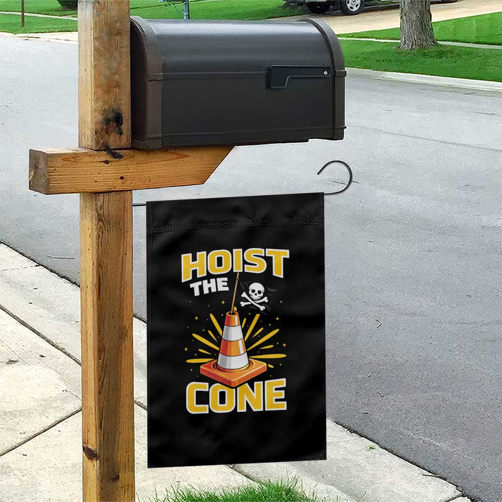 Hoist The Cone Jolly Roger Victory Garden Flag Pirate Skull Baseball Sports Fan IYKYK Meme