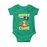 Hoist The Cone Jolly Roger Victory Baby Onesie Pirate Skull Baseball Sports Fan IYKYK Meme