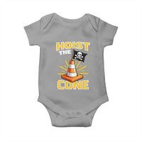 Hoist The Cone Jolly Roger Victory Baby Onesie Pirate Skull Baseball Sports Fan IYKYK Meme