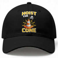 Hoist The Cone Jolly Roger Victory Baseball Cap Pirate Skull Baseball Sports Fan IYKYK Meme