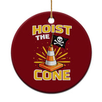 Hoist The Cone Jolly Roger Victory Ceramic Ornament Pirate Skull Baseball Sports Fan IYKYK Meme