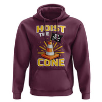 Hoist The Cone Jolly Roger Victory Hoodie Pirate Skull Baseball Sports Fan IYKYK Meme