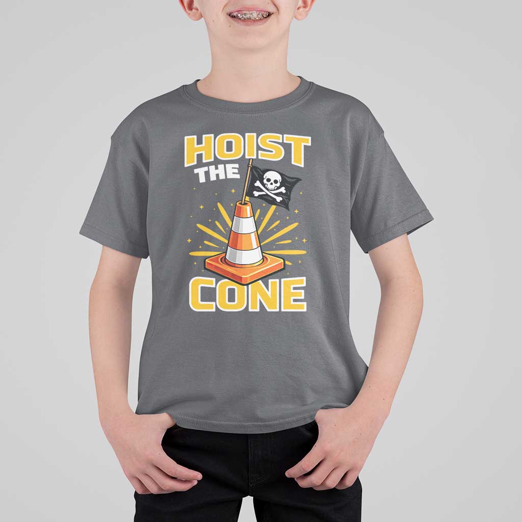 Hoist The Cone Jolly Roger Victory T Shirt For Kid Pirate Skull Baseball Sports Fan IYKYK Meme