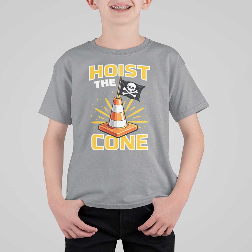 Hoist The Cone Jolly Roger Victory T Shirt For Kid Pirate Skull Baseball Sports Fan IYKYK Meme