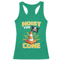 Hoist The Cone Jolly Roger Victory Racerback Tank Top Pirate Skull Baseball Sports Fan IYKYK Meme