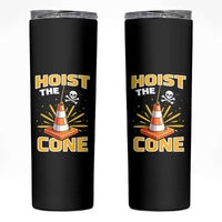 Hoist The Cone Jolly Roger Victory Skinny Tumbler Pirate Skull Baseball Sports Fan IYKYK Meme