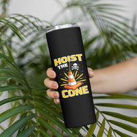 Hoist The Cone Jolly Roger Victory Skinny Tumbler Pirate Skull Baseball Sports Fan IYKYK Meme