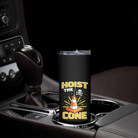 Hoist The Cone Jolly Roger Victory Skinny Tumbler Pirate Skull Baseball Sports Fan IYKYK Meme