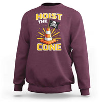 Hoist The Cone Jolly Roger Victory Sweatshirt Pirate Skull Baseball Sports Fan IYKYK Meme