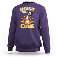 Hoist The Cone Jolly Roger Victory Sweatshirt Pirate Skull Baseball Sports Fan IYKYK Meme