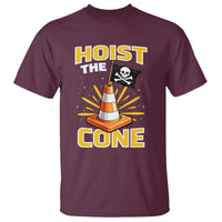 Hoist The Cone Jolly Roger Victory T Shirt Pirate Skull Baseball Sports Fan IYKYK Meme