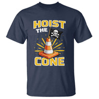 Hoist The Cone Jolly Roger Victory T Shirt Pirate Skull Baseball Sports Fan IYKYK Meme