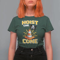 Hoist The Cone Jolly Roger Victory T Shirt For Women Pirate Skull Baseball Sports Fan IYKYK Meme
