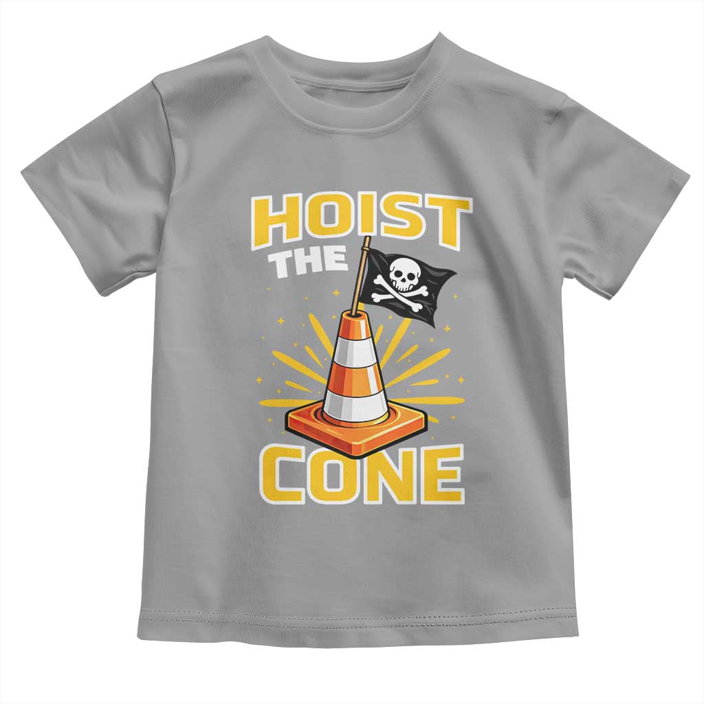 Hoist The Cone Jolly Roger Victory Toddler T Shirt Pirate Skull Baseball Sports Fan IYKYK Meme