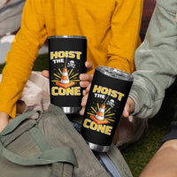 Hoist The Cone Jolly Roger Victory Tumbler Cup Pirate Skull Baseball Sports Fan IYKYK Meme