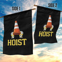 Funny Hoist The Cone Trophy Garden Flag IYKYK Meme Sports Fan Victory Celebration