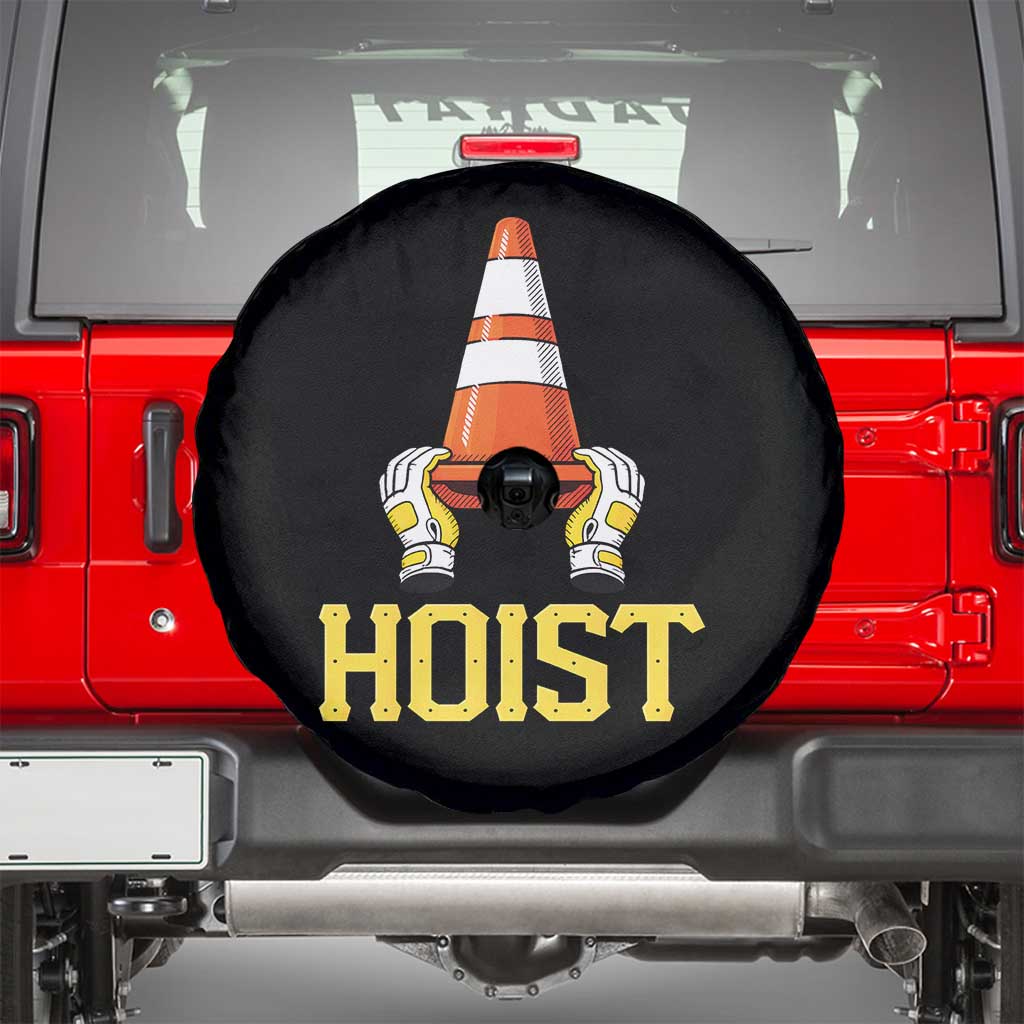 Funny Hoist The Cone Trophy Spare Tire Cover IYKYK Meme Sports Fan Victory Celebration