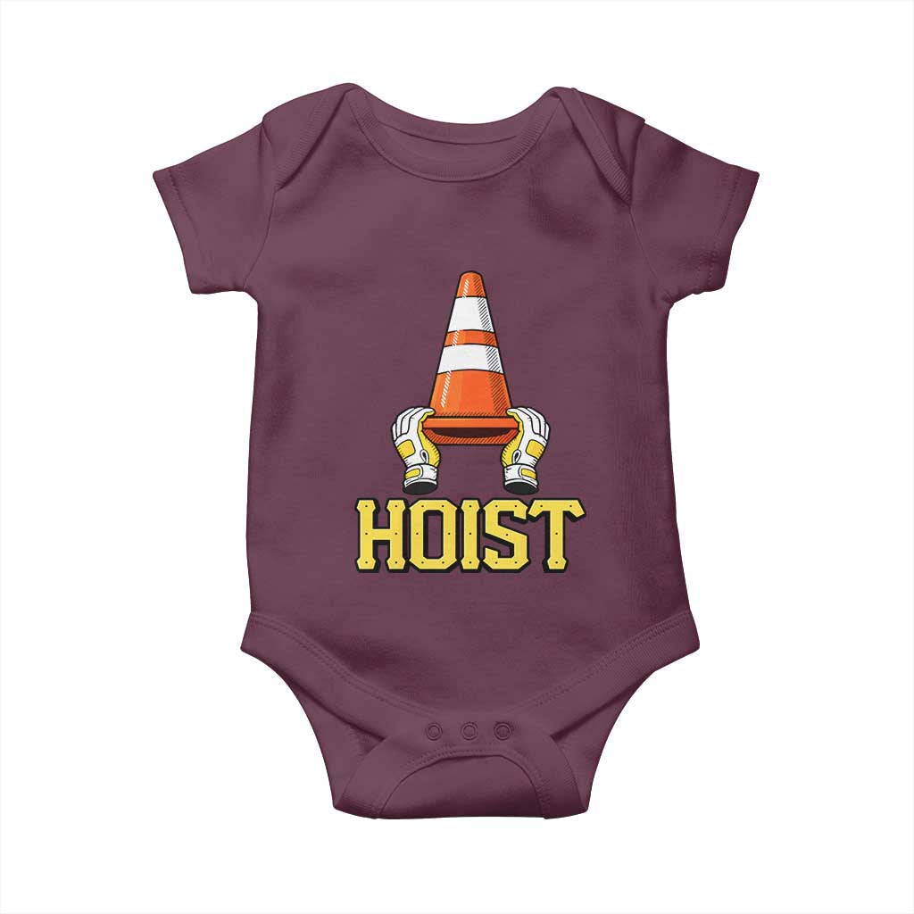 Funny Hoist The Cone Trophy Baby Onesie IYKYK Meme Sports Fan Victory Celebration