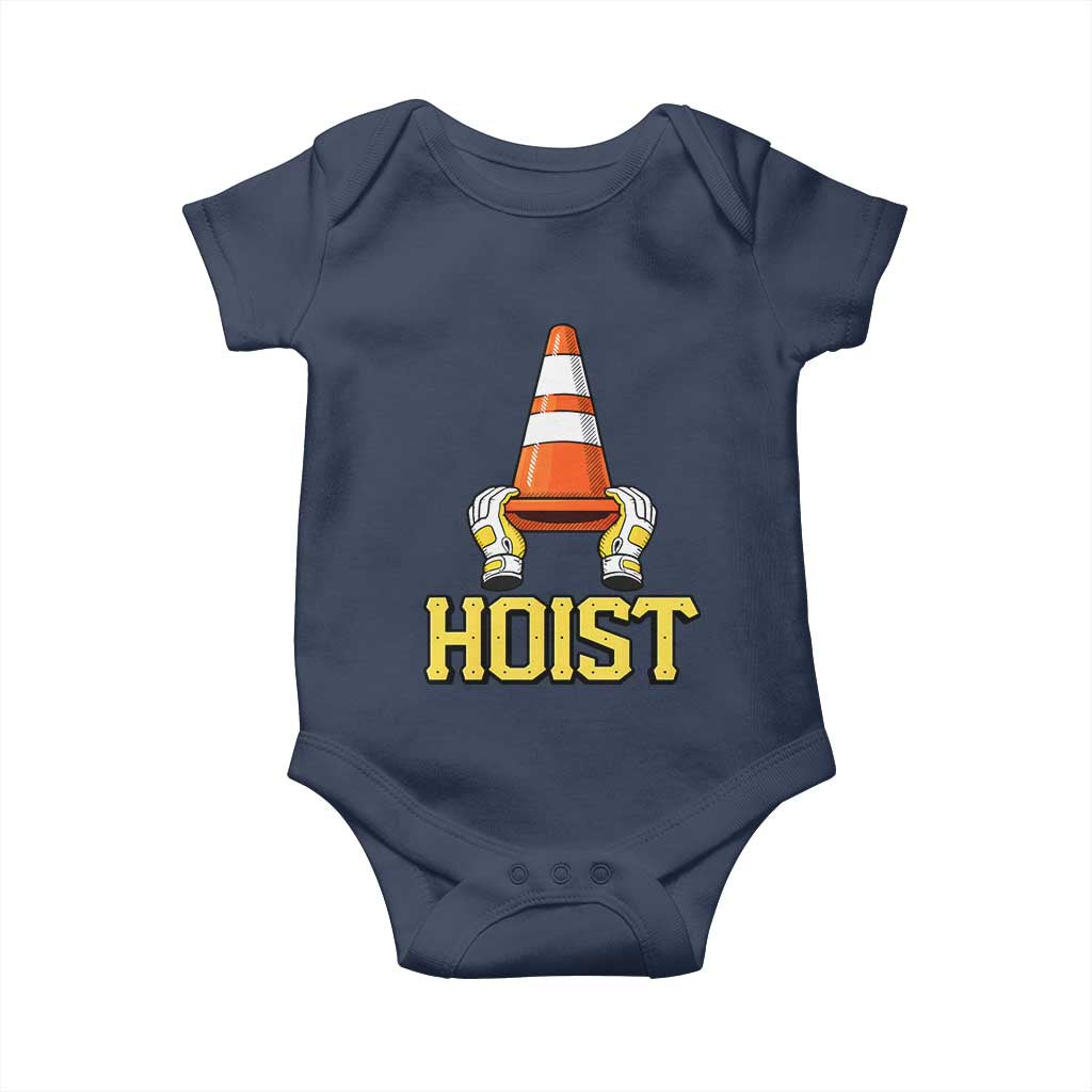 Funny Hoist The Cone Trophy Baby Onesie IYKYK Meme Sports Fan Victory Celebration