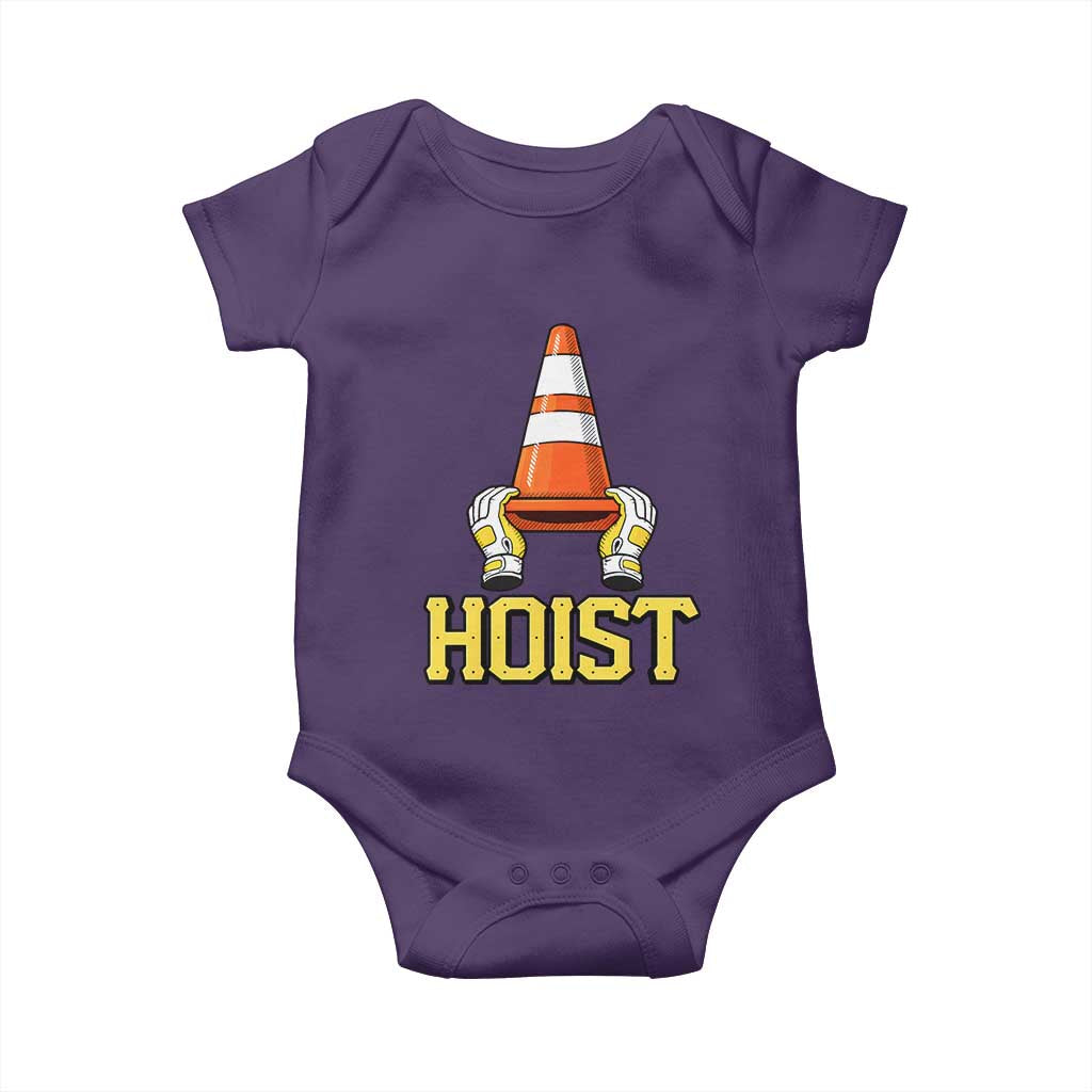 Funny Hoist The Cone Trophy Baby Onesie IYKYK Meme Sports Fan Victory Celebration
