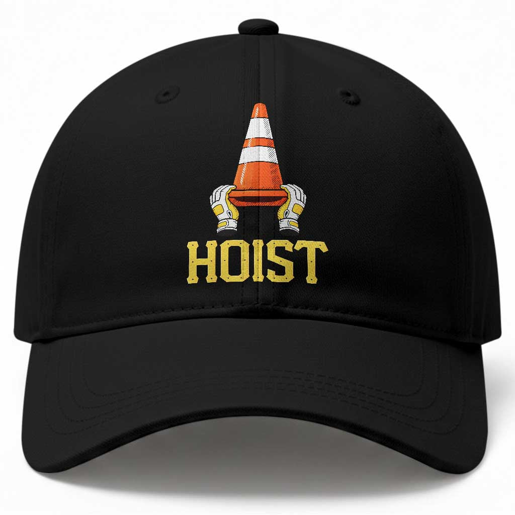 Funny Hoist The Cone Trophy Baseball Cap IYKYK Meme Sports Fan Victory Celebration