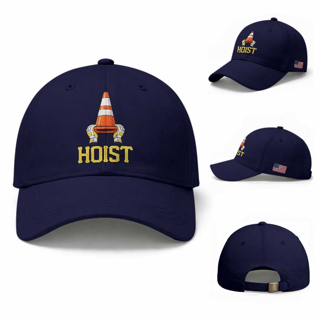 Funny Hoist The Cone Trophy Baseball Cap IYKYK Meme Sports Fan Victory Celebration