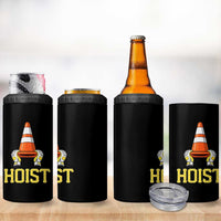 Funny Hoist The Cone Trophy 4 in 1 Can Cooler Tumbler IYKYK Meme Sports Fan Victory Celebration