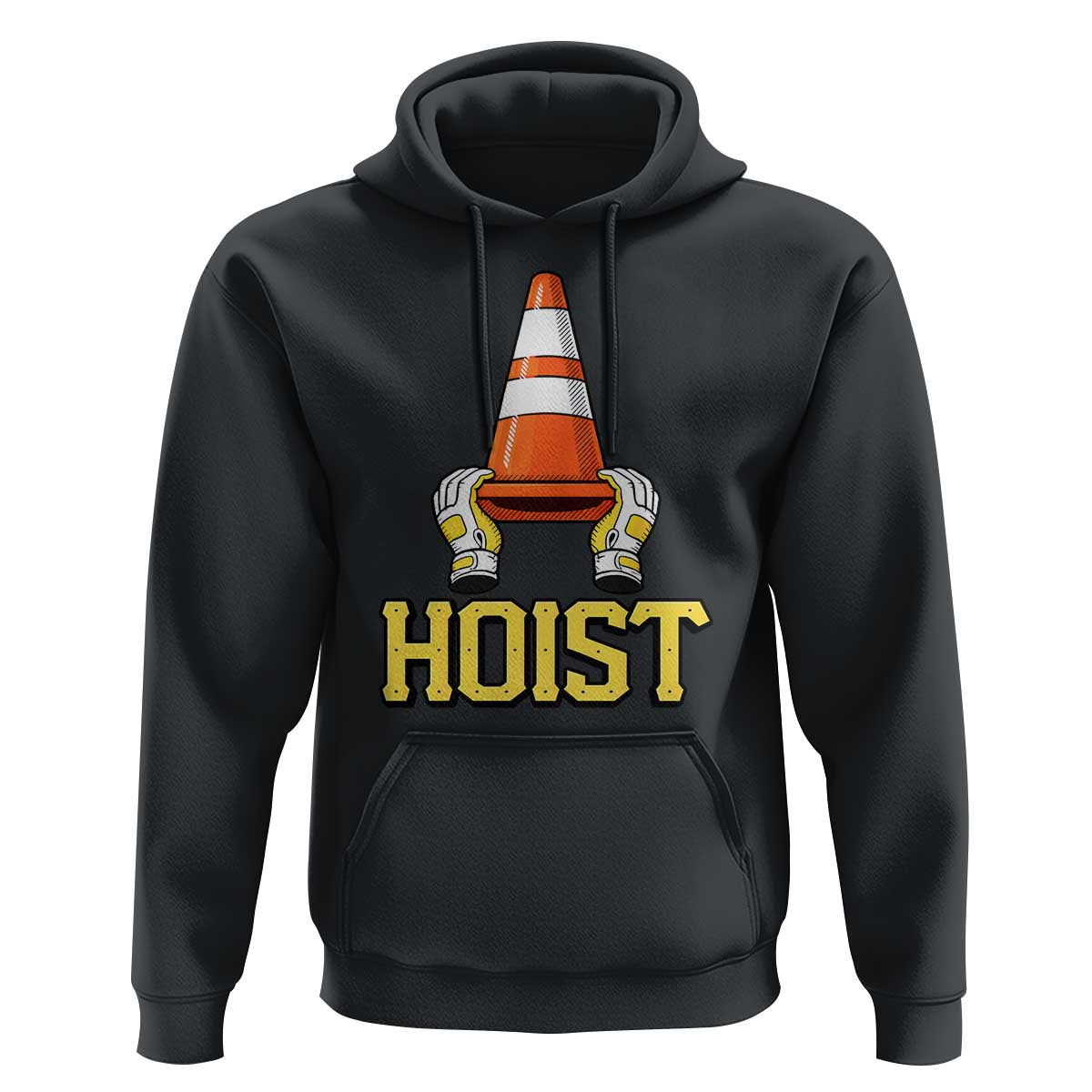 Funny Hoist The Cone Trophy Hoodie IYKYK Meme Sports Fan Victory Celebration