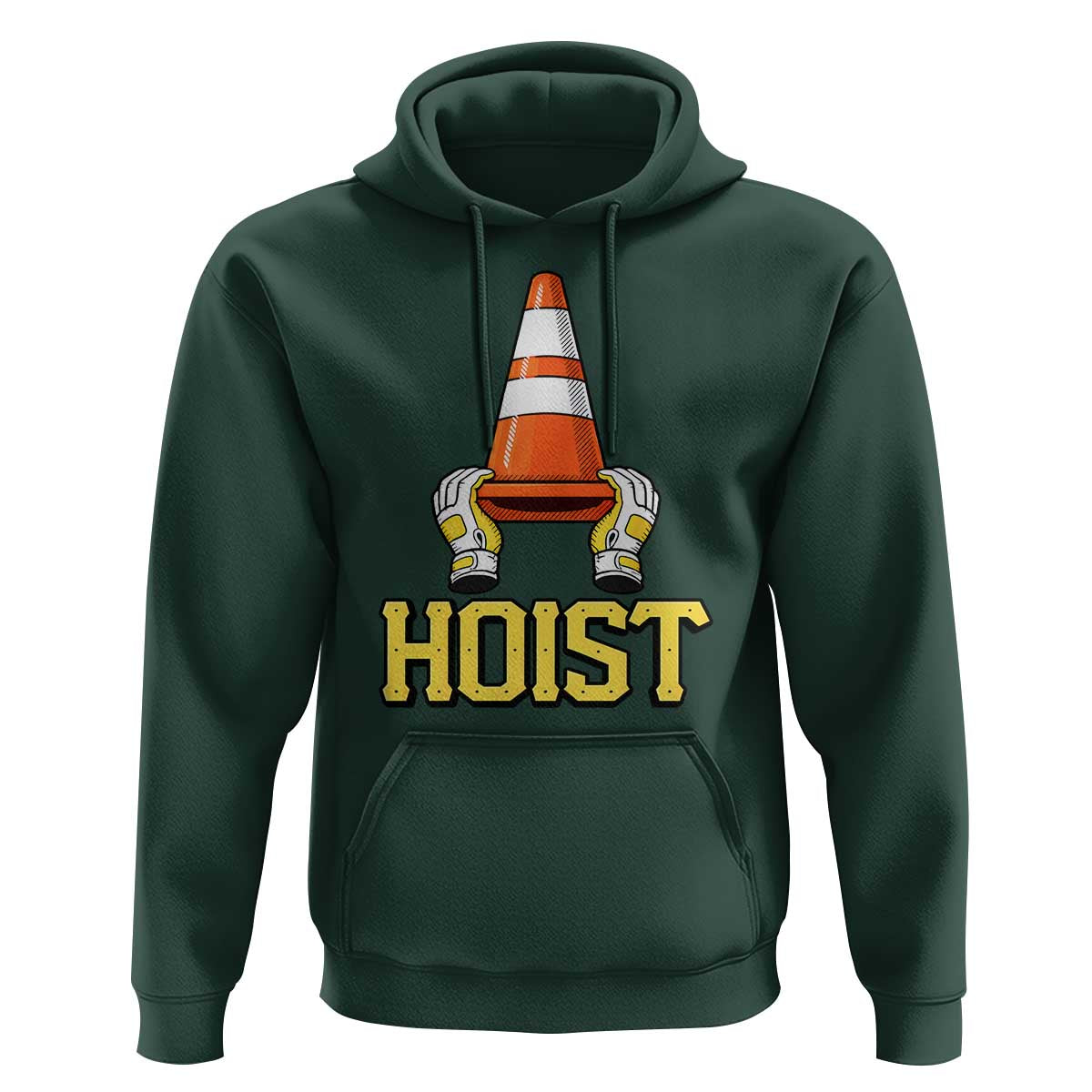 Funny Hoist The Cone Trophy Hoodie IYKYK Meme Sports Fan Victory Celebration