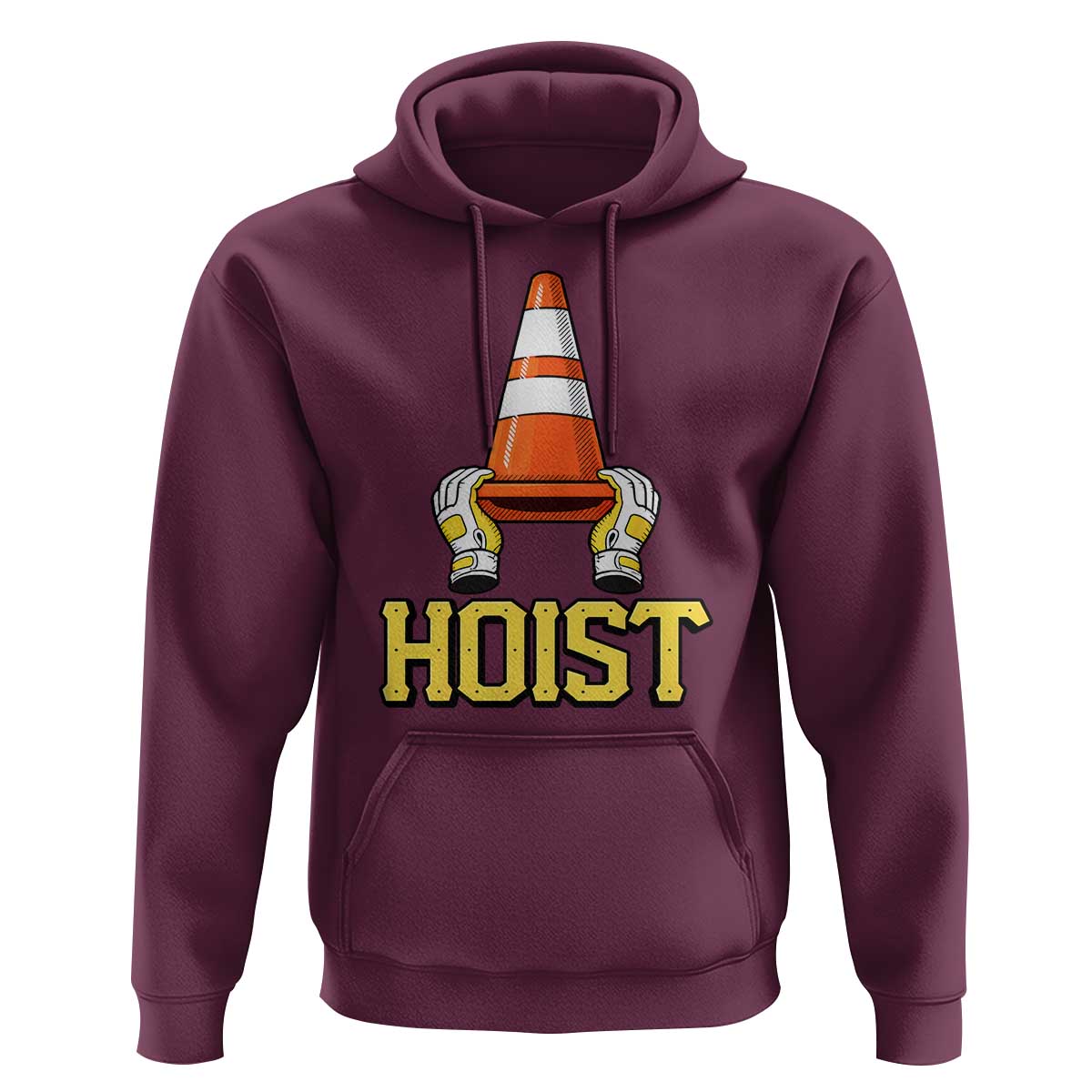 Funny Hoist The Cone Trophy Hoodie IYKYK Meme Sports Fan Victory Celebration