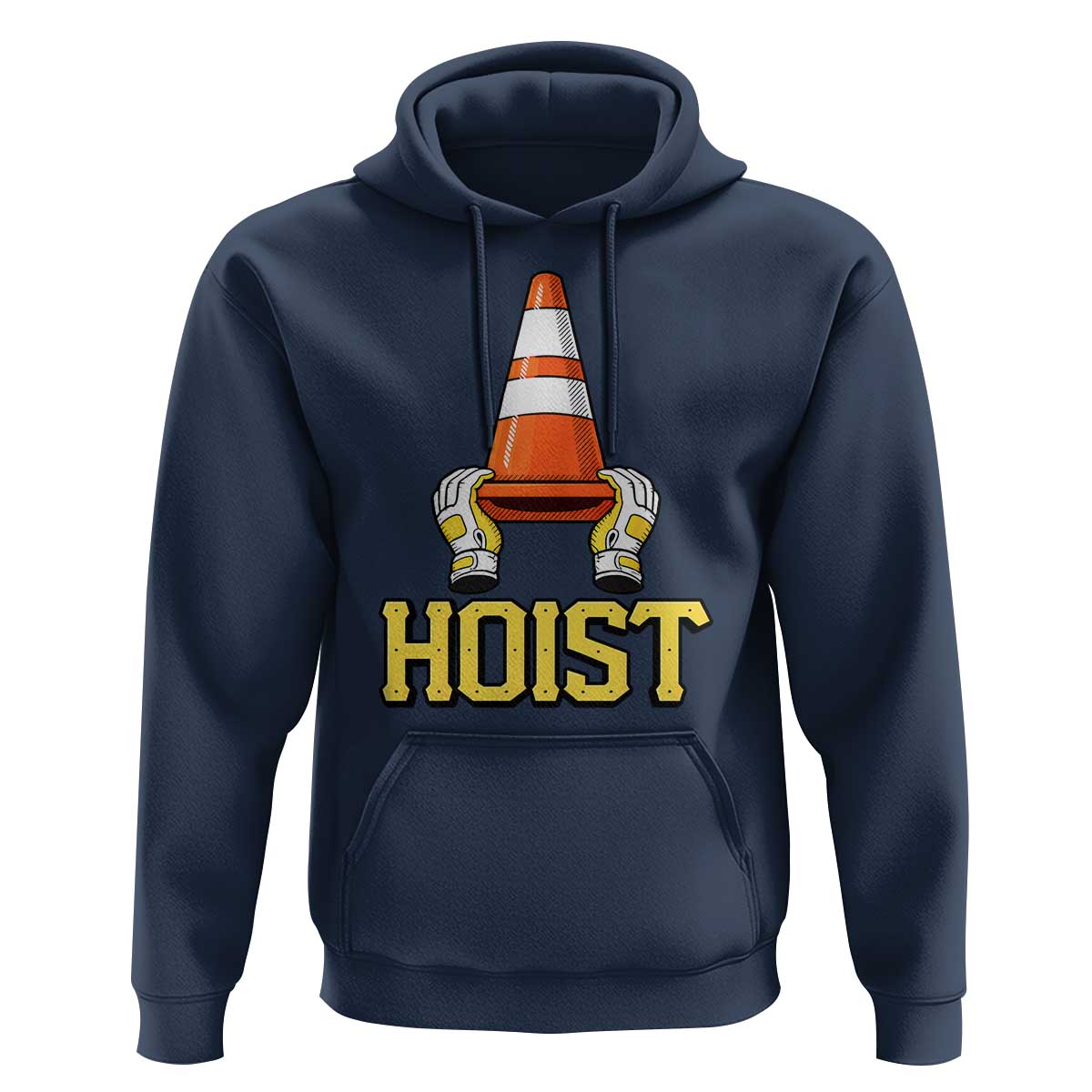 Funny Hoist The Cone Trophy Hoodie IYKYK Meme Sports Fan Victory Celebration