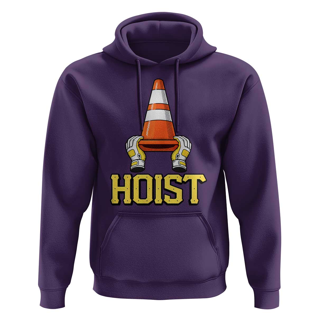 Funny Hoist The Cone Trophy Hoodie IYKYK Meme Sports Fan Victory Celebration