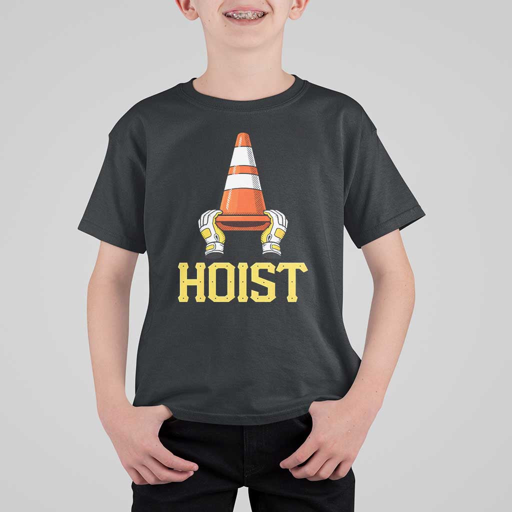 Funny Hoist The Cone Trophy T Shirt For Kid IYKYK Meme Sports Fan Victory Celebration