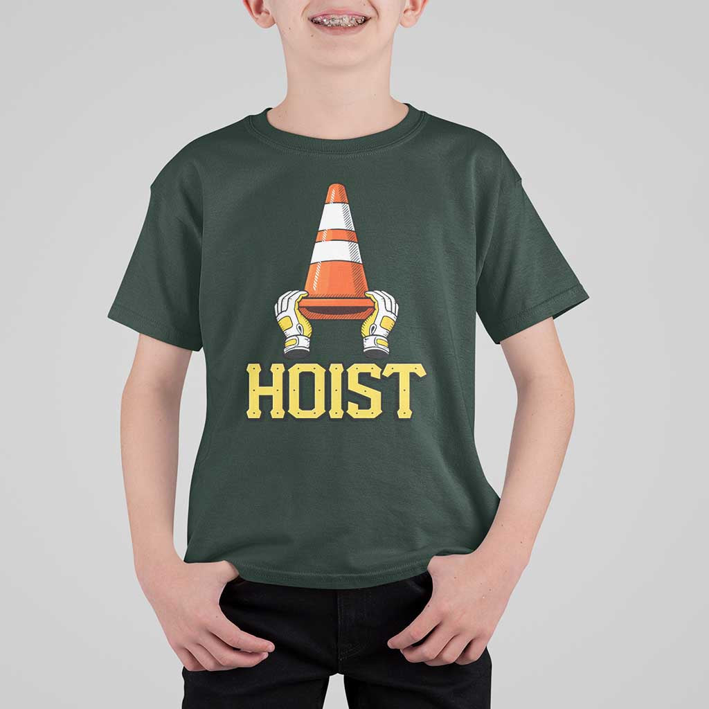 Funny Hoist The Cone Trophy T Shirt For Kid IYKYK Meme Sports Fan Victory Celebration