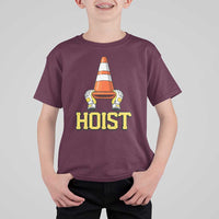 Funny Hoist The Cone Trophy T Shirt For Kid IYKYK Meme Sports Fan Victory Celebration
