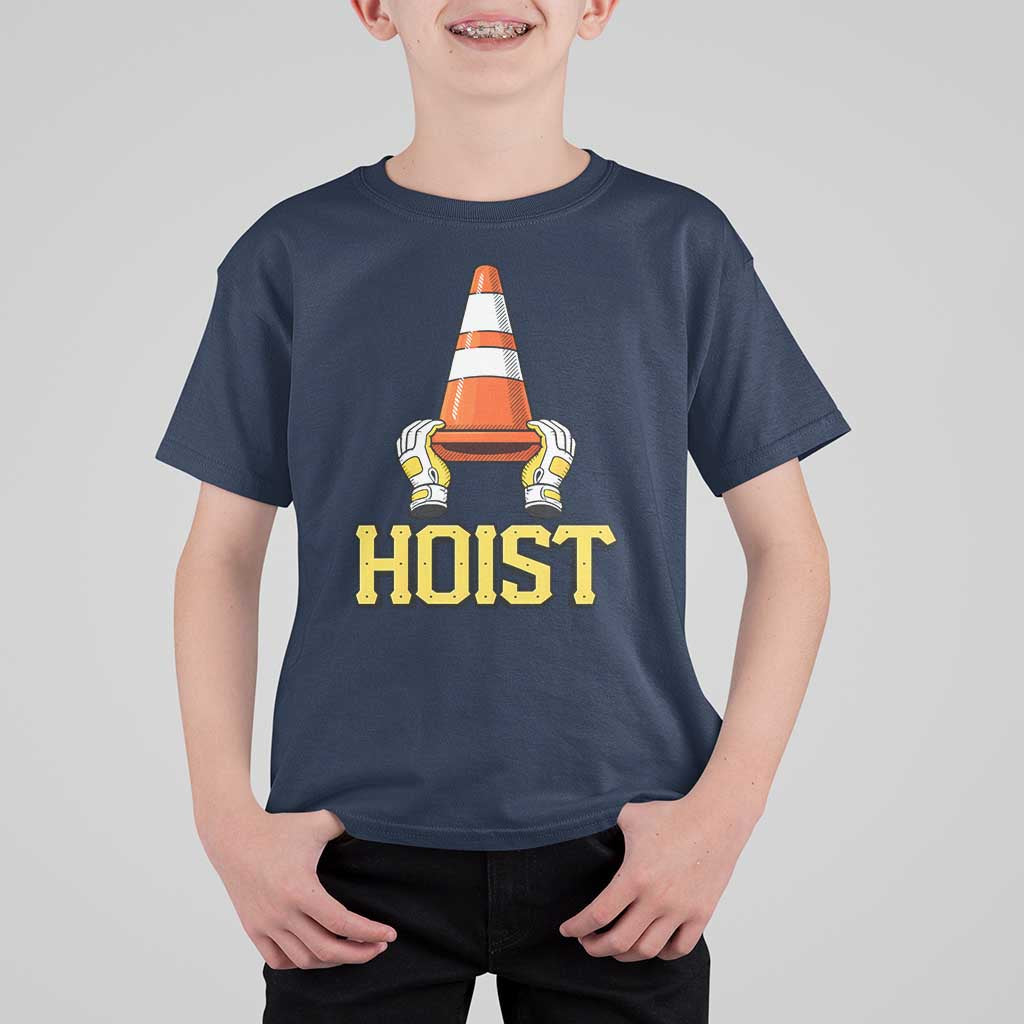 Funny Hoist The Cone Trophy T Shirt For Kid IYKYK Meme Sports Fan Victory Celebration