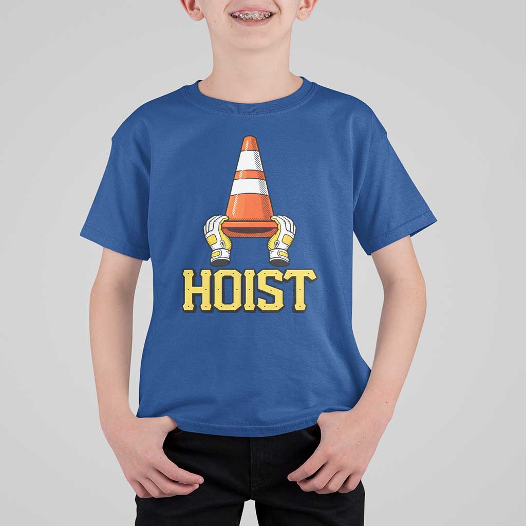 Funny Hoist The Cone Trophy T Shirt For Kid IYKYK Meme Sports Fan Victory Celebration